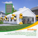 20x32 FT Party Tent with 3 Storage Bags & Removable Sidewalls