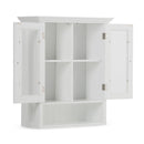 Acadian - Double Door Wall Cabinet - Pure White by HouseOfZazla
