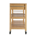 Indoor Multifunctional Bamboo Kitchen Cart by HouseOfZazla