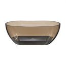 59 Inch Small-Size Resin Oval Freestanding Bathtub