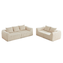 Minimalist 3+2 Seater Corduroy Sofa Set