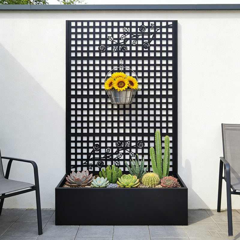Metal Planter Box with Trellis, photo 8 of 10