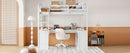 Loft Bed With Drawers, Cabinet, Shelves With Desk by HouseOfZazla