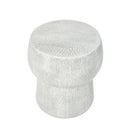 U_Style Outdoor Patio Accent Table With Crack Process by HouseOfZazla