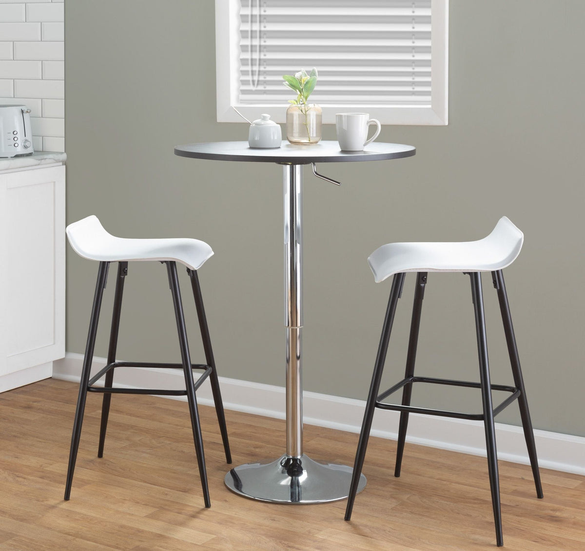 Ale - Contemporary Fixed-Height Bar Stool (Set of 2), photo 29 of 29