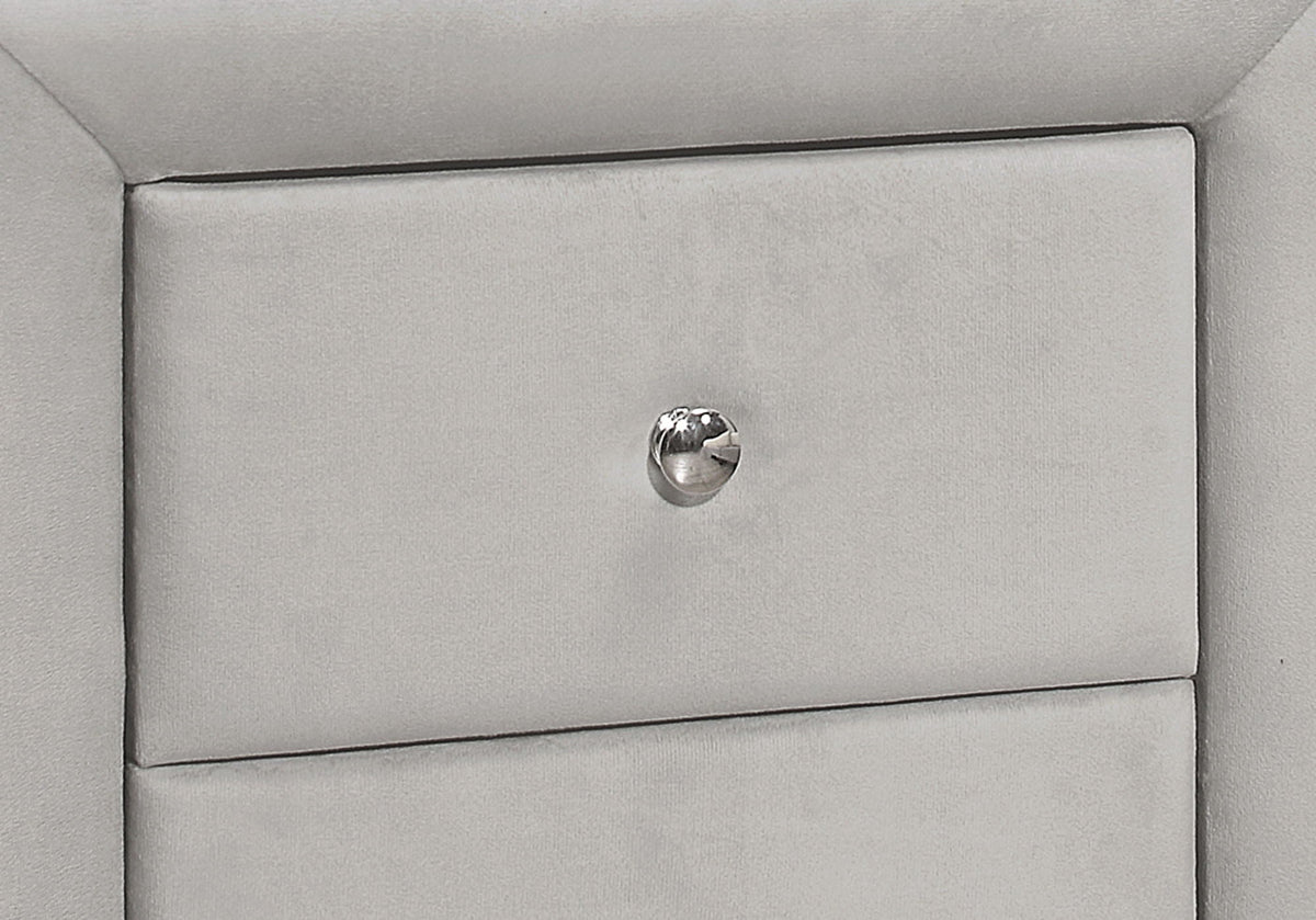 Nightstand, Storage Drawer Versatile Use, Upholstered, Transitional, photo 33 of 33