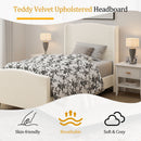 Platform Bed Frame With Tall Headboard And High Footboard by HouseOfZazla