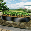 Galvanized Raised Garden Bed 8x4x1ft