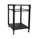 2-Tier Outdoor Grill Cart with Stainless Steel Top