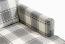Upholstered Accent Chair, Vintage Armchair with Solid Wood Legs