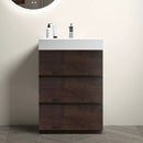 Alice - Bathroom Vanity With Large Storage Freestanding Bathroom Vanity, Sink For Modern Bathroom, One-Piece Sink Basin Without Drain And Faucet by Unique Piece Furniture