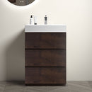 Alice - Bathroom Vanity With Large Storage Freestanding Bathroom Vanity, Sink For Modern Bathroom, One-Piece Sink Basin Without Drain And Faucet by HouseOfZazla