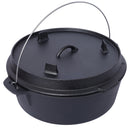 Pre-Seasoned Cast Dutch Oven with Skillet Lid and Pot Rack by HouseOfZazla