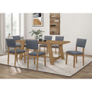 Modern Farmhouse Dining Set With Table And Chairs by HouseOfZazla