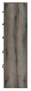 Graystorm - Five Drawer Chest - Brown Gray