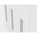 Gramercy - Free Standing Wardrobe Closet With Drawers And Shelves by HouseOfZazla