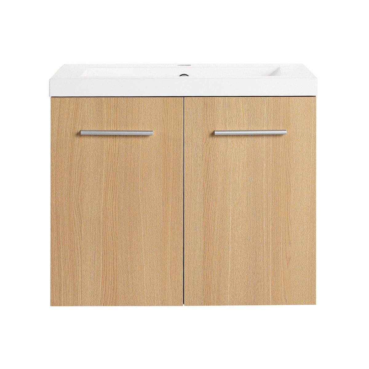 Floating Bathroom Vanity With Sink, Wall Mounted Double Door Storage, photo 34 of 36