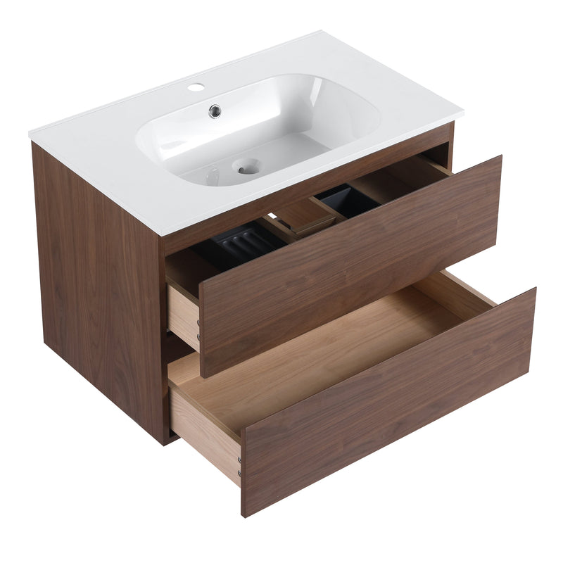30" Bathroom Vanity With Gel Basin Top (G-BNO)
