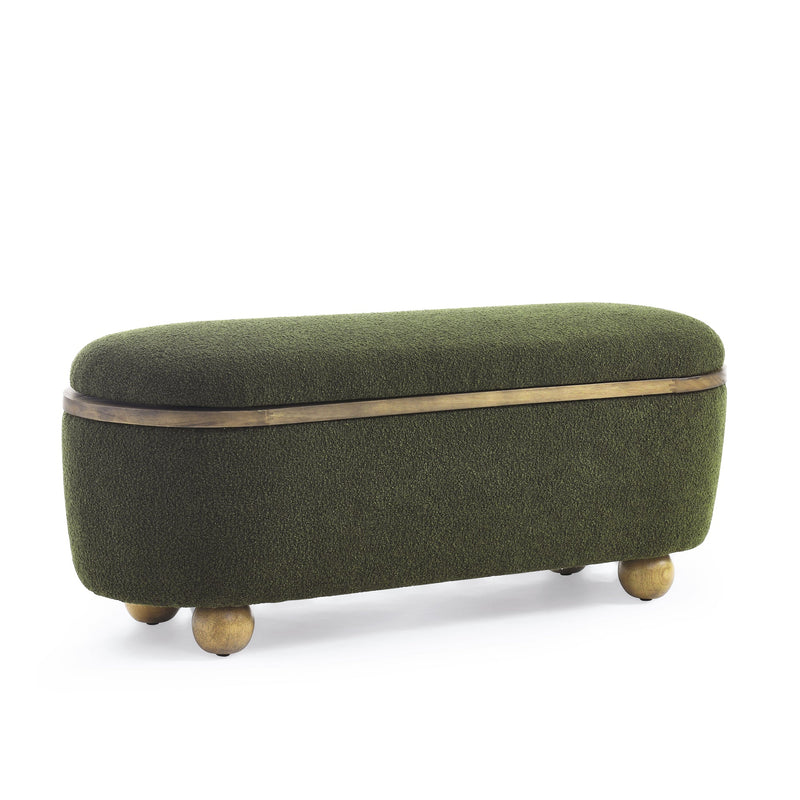 Walker Edison | Upholstered Storage Ottoman Bench