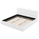 Upholstered Platform Bed With Headboard by HouseOfZazla