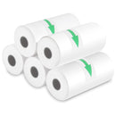 5 Rolls 57x25mm Thermal Printer Paper | Self-Adhesive Mini Photo Paper for Wireless Printers