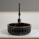 Vessel Sink, Above Counter Small Bowl - Black by HouseOfZazla