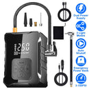 150PSI Cordless Tire Inflator with Car Charger Digital Air Compressor with LED Light Emergency Power Bank for Cars Motorcycles Bicycles Balls