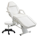 Massage Salon Tattoo Chair With Two Trays Esthetician Bed With Hydraulic Stool, Multi-Purpose 3-Section Facial Bed Table, Adjustable Beauty Barber Spa Beauty Equipment by HouseOfZazla