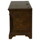 Stigham - 5 Drawer Credenza Office Desk - Oak