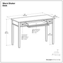 Warm Shaker - Handcrafted Desk by HouseOfZazla