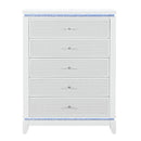 Adalid - Chest With LED Lighting - White