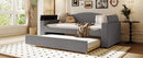 Upholstered Daybed With Storage Armrests, Trundle And Latest Integrated tooth Audio System