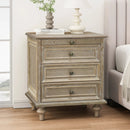 Farmhouse Nightstands with 4 Drawers and Pull-Out Shelf by HouseOfZazla