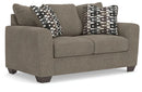 Triston-Peaks - Loveseat - Suede by Unique Piece Furniture