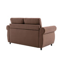 Pull Out Sofa Bed Loveseat Sleeper With Twin Size Memory Mattress With Two USB Ports For Living Room Spaces by HouseOfZazla