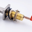 8 inch Widespread Bathroom Faucet Matte Black Bathroom Faucets for Sink 3 Hole Brass 2 Handle Lavatory Square Faucet Modern rv Bathroom Faucets