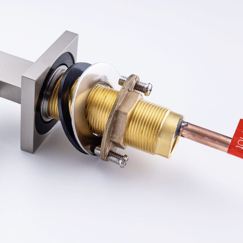 8 inch Widespread Bathroom Faucet Matte Black Bathroom Faucets for Sink 3 Hole Brass 2 Handle Lavatory Square Faucet Modern rv Bathroom Faucets