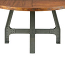 Lancaster - Round Dining / Gathering Table With Adjustable Height - Walnut by Unique Piece Furniture