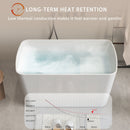 49'' Acrylic Freestanding Soaking Bathtub, Square-Shape Japanese Soaking Hot Tub, Sit-In Design With Chrome Overflow And Drain For Express Delivery 23Amazing-49 (W1920P179228) - Glossy White by HouseOfZazla