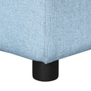 80.3" Pull Out Sofa Bed Modern Padded Upholstered Sofa Bed, Linen Fabric 3 Seater Couch with Storage Chaise and Cup Holder, Small Couch for Small Spaces