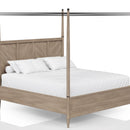 Transitional Styling Canopy Bed by Unique Piece Furniture