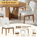 Topmax - 5 Piece Modern Extendable Round Dining Table Set With Removable Leaf For Small Places by HouseOfZazla
