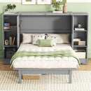 Murphy Bed With Shelves, Drawers And USB Ports by Unique Piece Furniture