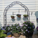 Metal Garden Arch Assemble Freely With 8 Styles Garden Arbor Trellis Climbing Plants Support Rose Arch by HouseOfZazla