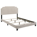 Copper - Eastern King Panel Bed - Beige by HouseOfZazla
