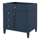 Bathroom Vanity With 2 Drawers And Tip-Out Drawer, Storage Cabinet by Unique Piece Furniture