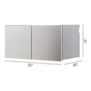 Nova Series - Wall Mounted Garage Cabinet - Dark Gray by HouseOfZazla