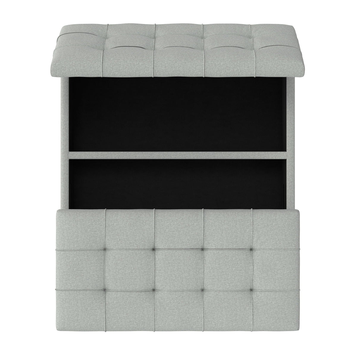Harrison - Coffee Table Storage Ottoman Lift Top - Stone Gray, photo 13 of 13