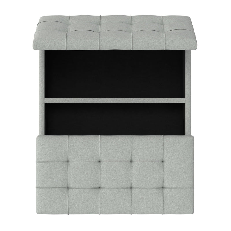 Harrison - Coffee Table Storage Ottoman Lift Top - Stone Gray, photo 13 of 13