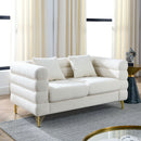 Oversized 2 Seater Sectional Sofa With Deep Seating And 2 Pillows by HouseOfZazla